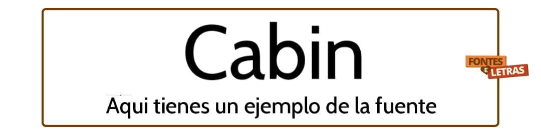 Cabin-Baixar-fontes-letras-gratis