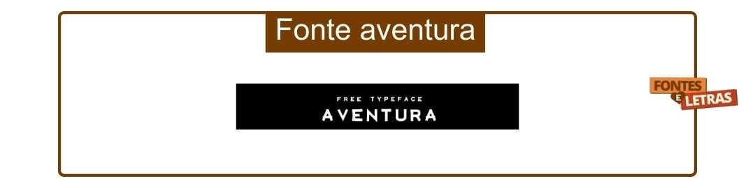 Fontes-gratuitas para-LOGOS-Aventura