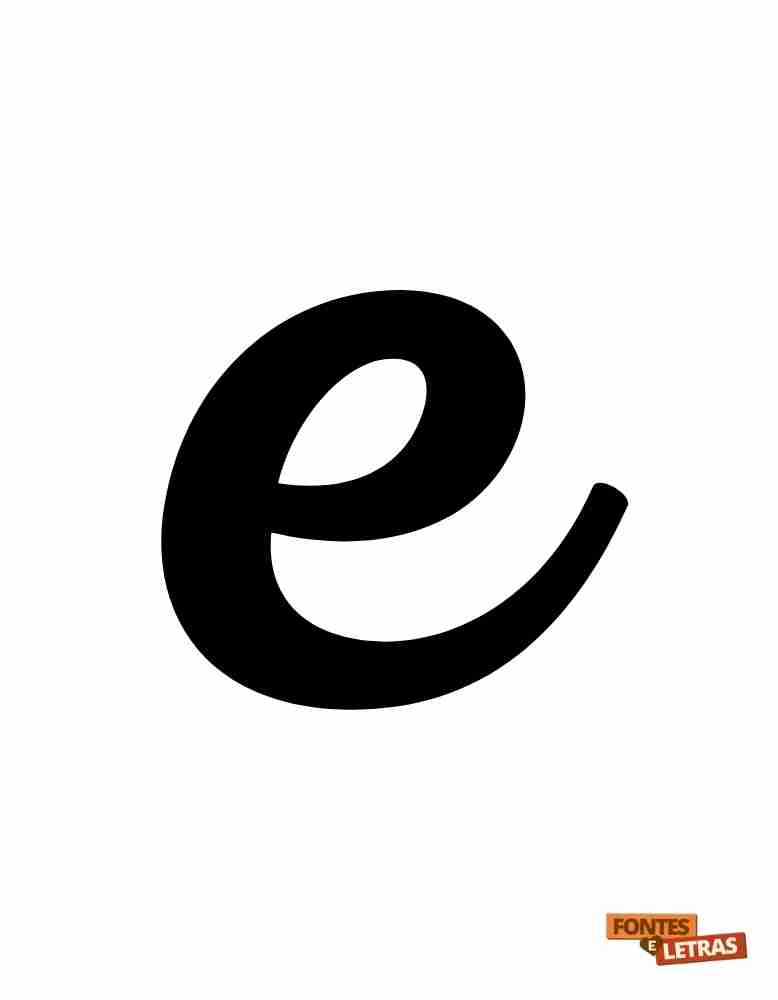 Letra E Estandar
