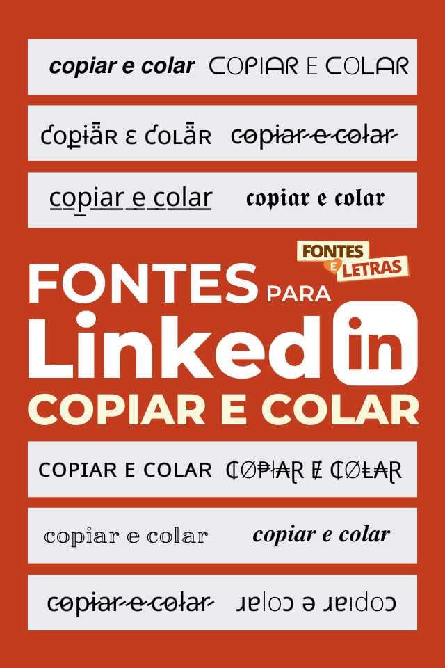 Conversor de fontes para o LinkedIn | Letras bonitas para copiar e colar