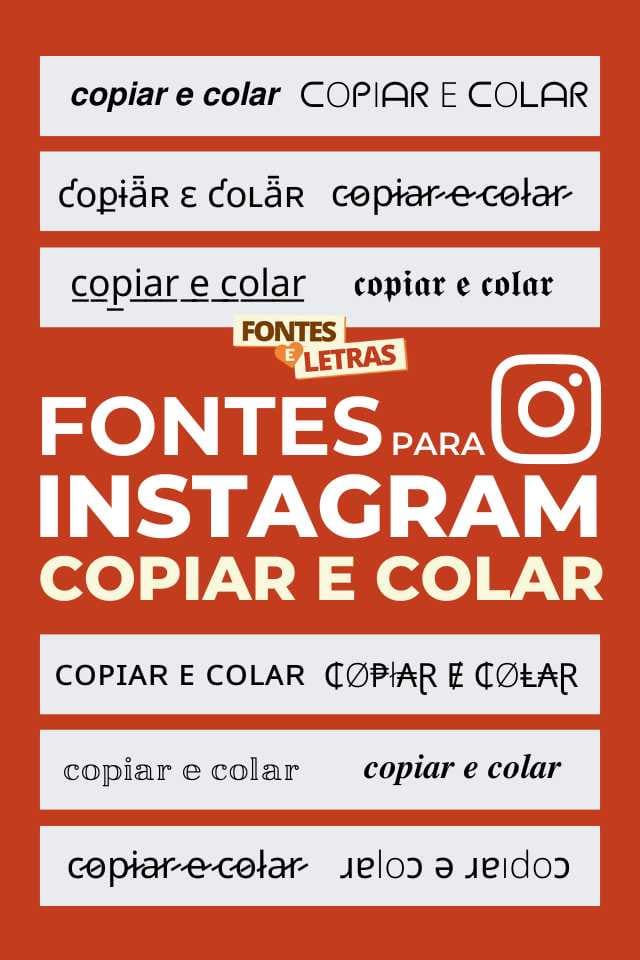 Conversor de fontes para o Instagram | Fontes bonitas para copiar e colar